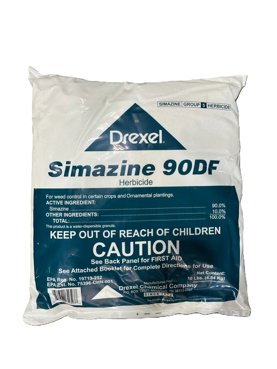 Simazine 90DF 10 lb bag - Granular - for Miscanthus