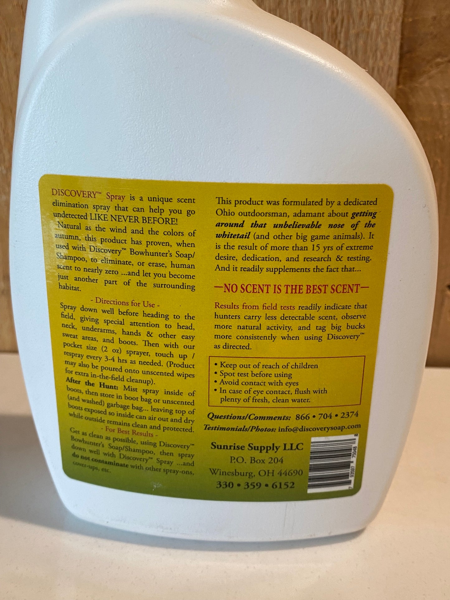 Discovery Bowhunter's Field Spray 24oz