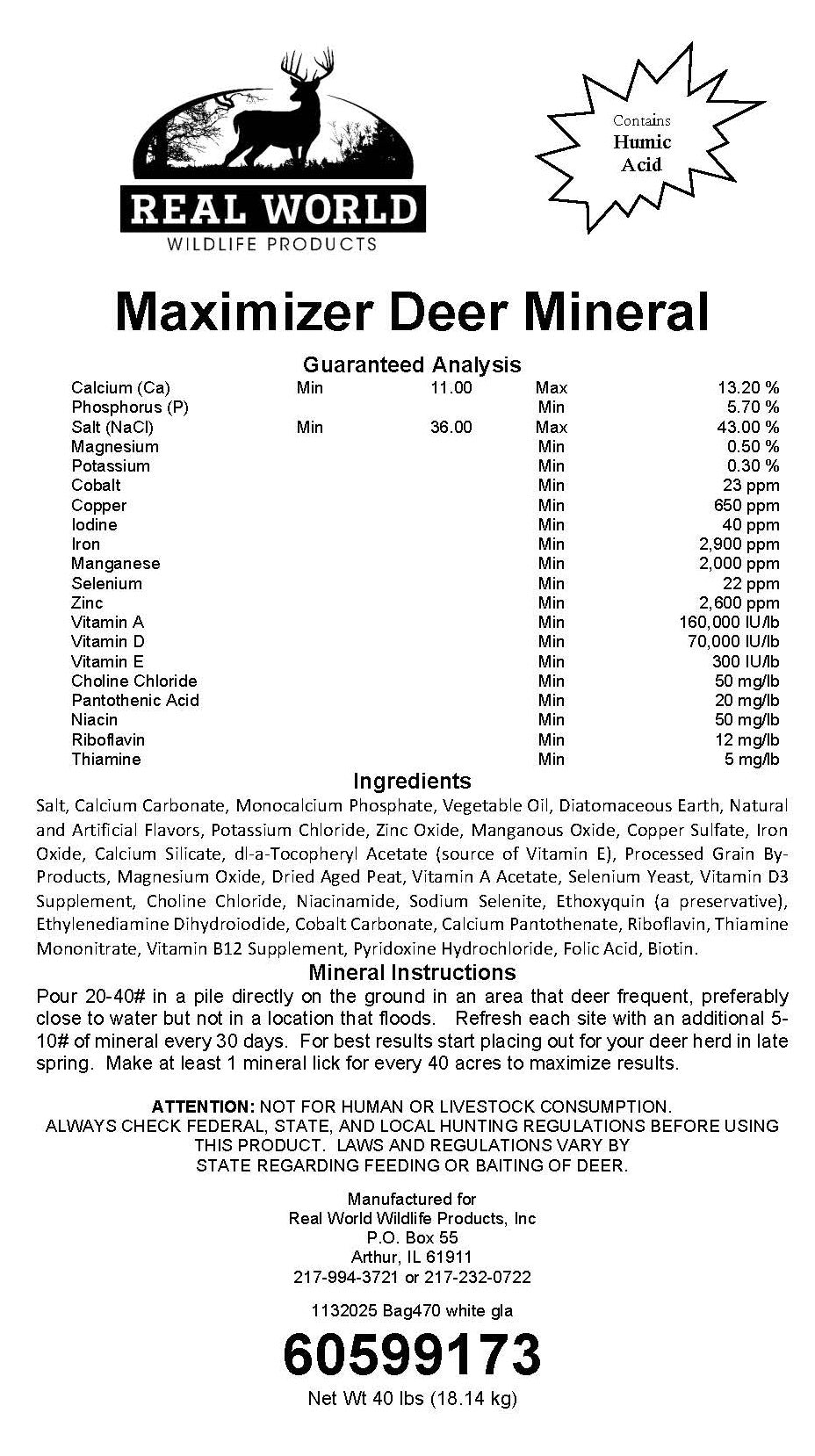 Real World's Maximizer Mineral